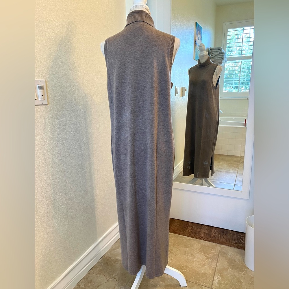 Super soft sleeveless sweater dress, Soma size XL - Picture 4 of 16